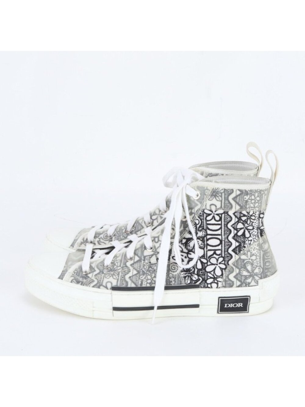 Dior High Cut Sneakers 43 Lace Up Shoes Mem - Picture 3 of 7